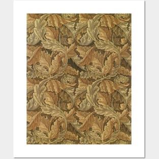 Acanthus Leaves by William Morris, Vintage Textile Art Posters and Art